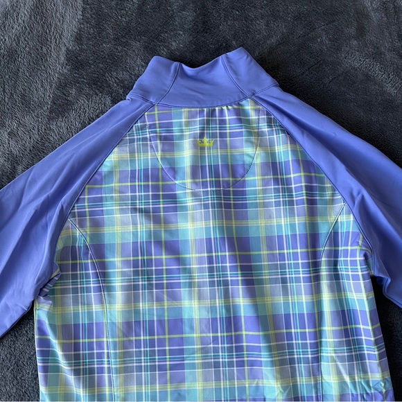 ✨Peter Millar Women’s Long Sleeve Plaid Shirt - Blue and Green - Picture 5 of 9